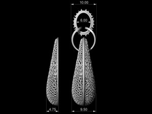 small rings pendant 3Dプリントモデル