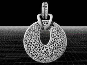 small rings pendant 3D Print Model