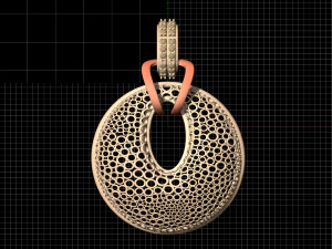 small rings pendant 3D Print Model