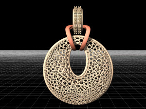 small rings pendant 3Dプリントモデル