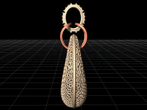 small rings pendant 3Dプリントモデル