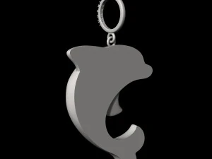 dolphin pendant 3D Print Model