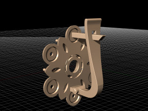flower spinner earrings 3D Print Model