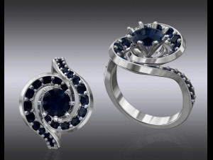 twisted ring 3D-Druckmodell
