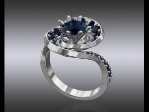 twisted ring 3D-Druckmodell