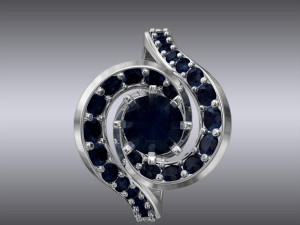 twisted ring 3D-Druckmodell