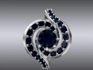 twisted ring 3D Print Model