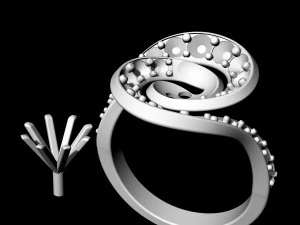 twisted ring 3D Print Model