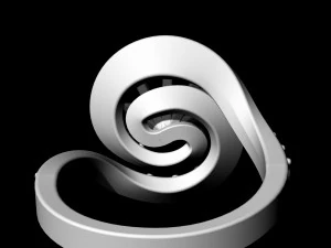 twisted ring 3D Print Model