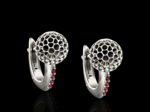 christmas ball earrings 3D Baskı Modeli