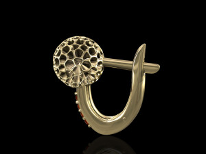 christmas ball earrings 3D Baskı Modeli