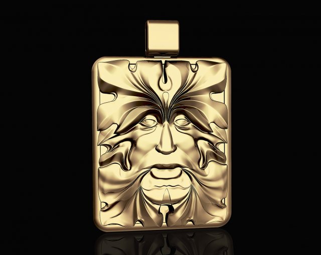 druid pendant 3D प्रिंट मॉडल .c4d .max .obj .3ds .fbx .stl .blend 