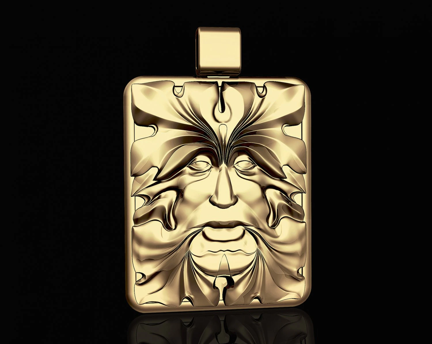druid pendant 3D Print Model .c4d .max .obj .3ds .fbx .stl .blend 