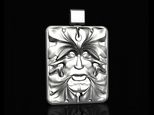 druid pendant 3D प्रिंट मॉडल