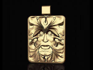 druid pendant 3D प्रिंट मॉडल
