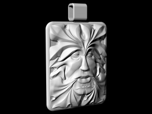 druid pendant 3D प्रिंट मॉडल