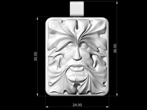 druid pendant 3D प्रिंट मॉडल