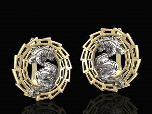 dragon earrings 3D Принт Модель