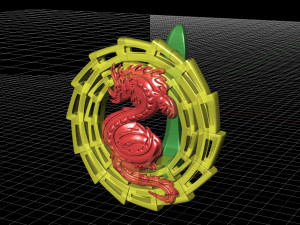 dragon earrings 3D Принт Модель