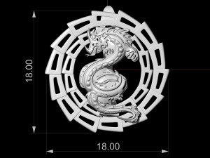 dragon earrings 3D Принт Модель