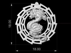 dragon earrings 3D Print Model