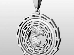 dragon pendant 3D प्रिंट मॉडल