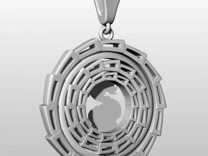 кулон дракон 3D Принт Модель