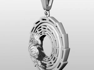 кулон дракон 3D Принт Модель