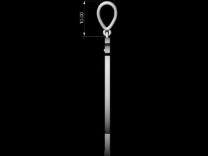 swan pendant Model Cetak 3D