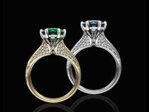 central stone ring 3D Baskı Modeli