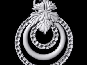 leaf earrings 3D Print Model