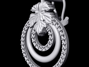 leaf earrings 3D-Druckmodell