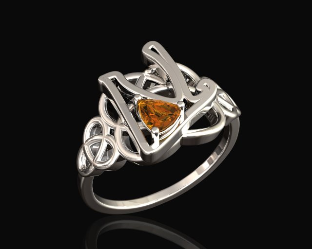 celtic knot ring 3D Принт Модель .c4d .max .obj .3ds .fbx .stl .blend 