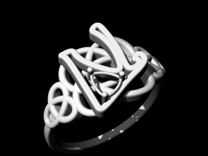 celtic knot ring 3D Принт Модель