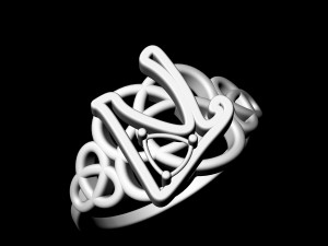 celtic knot ring 3D Принт Модель