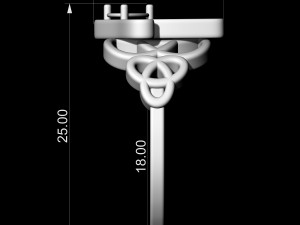 celtic knot ring 3D Принт Модель
