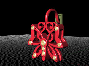 butterfly earrings 3D-Druckmodell