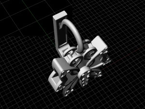 butterfly earrings 3D Print Model
