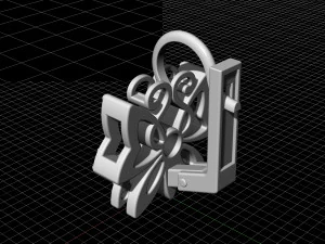 butterfly earrings 3D Print Model
