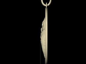 rough owl pendant 3D 打印模型