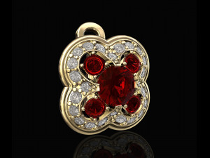 culster earrings 3D प्रिंट मॉडल