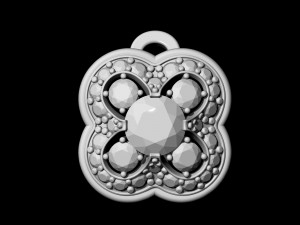 culster earrings 3D प्रिंट मॉडल