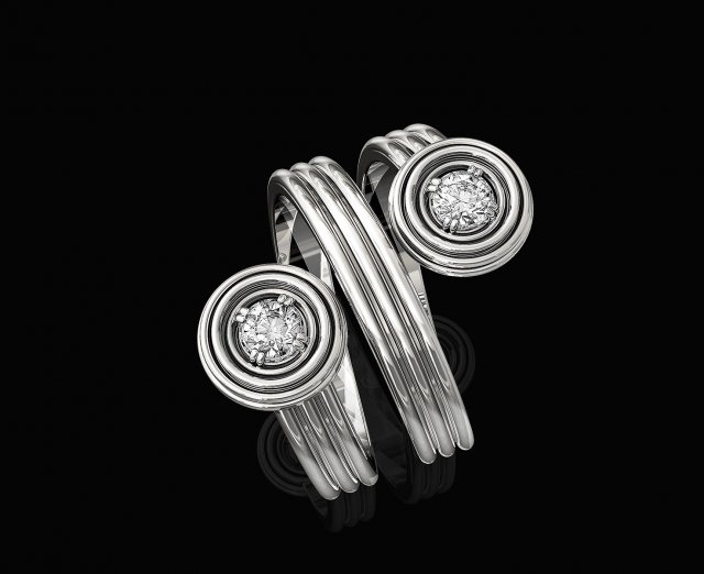 twist ring Modello di stampa 3D .c4d .max .obj .3ds .fbx .stl .blend 