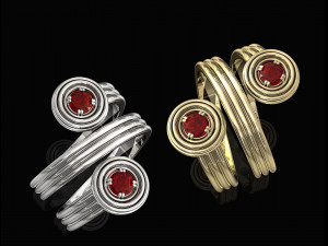 twist ring Modello di stampa 3D