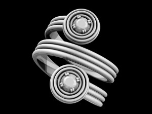twist ring Modello di stampa 3D