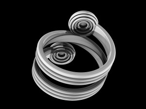 twist ring Modello di stampa 3D