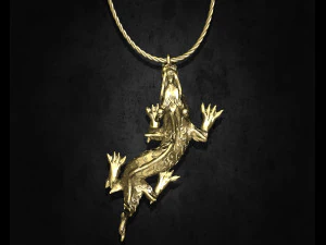 angry dragon pendant 3D Print Model
