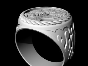 Tree ring for men 3D 프린트 모델