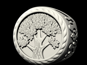 Tree ring for men 3D 프린트 모델