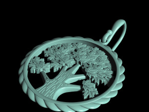 tree earrings 3D प्रिंट मॉडल
